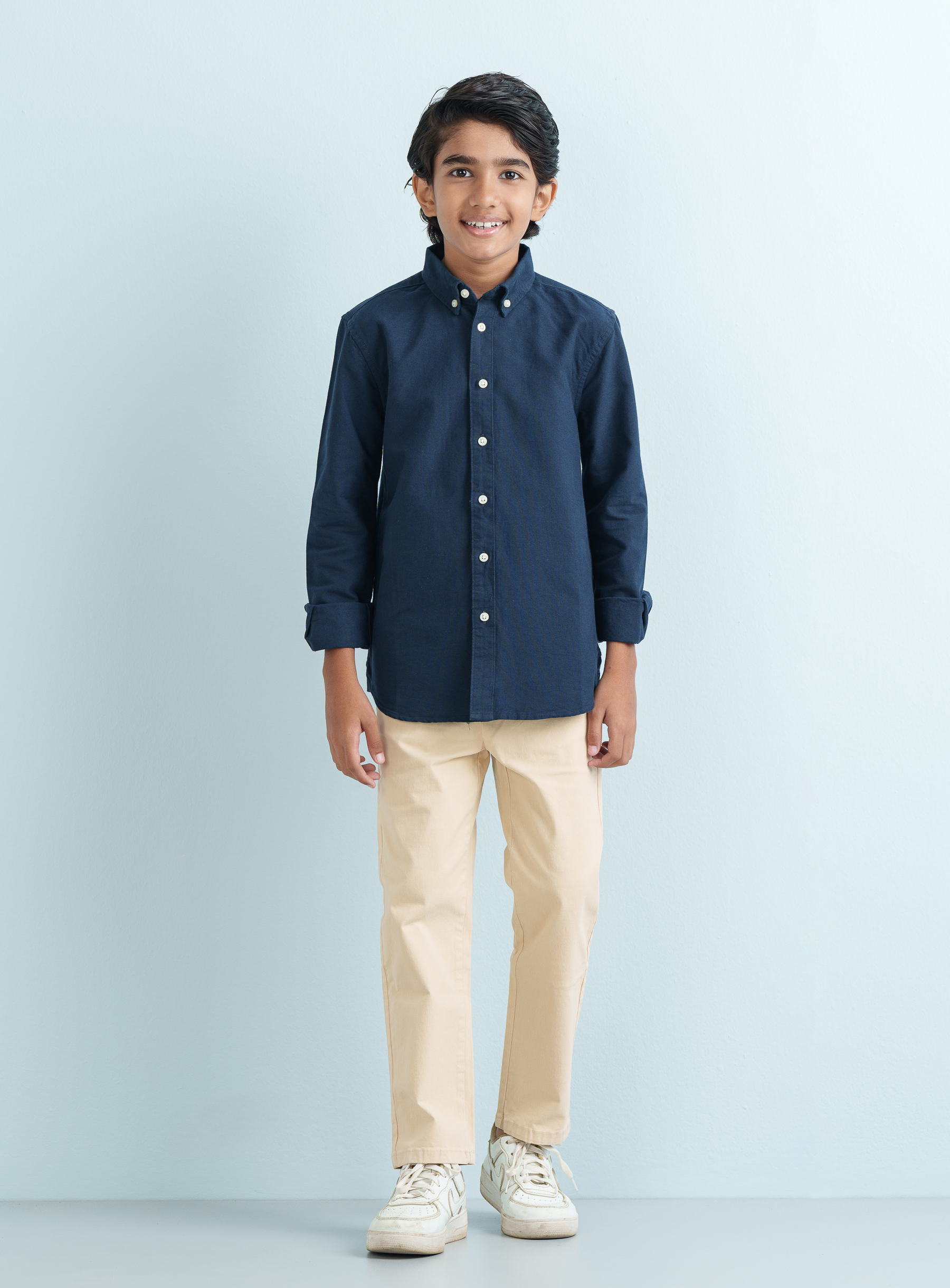 Signature Navy Full Sleeve Shirt