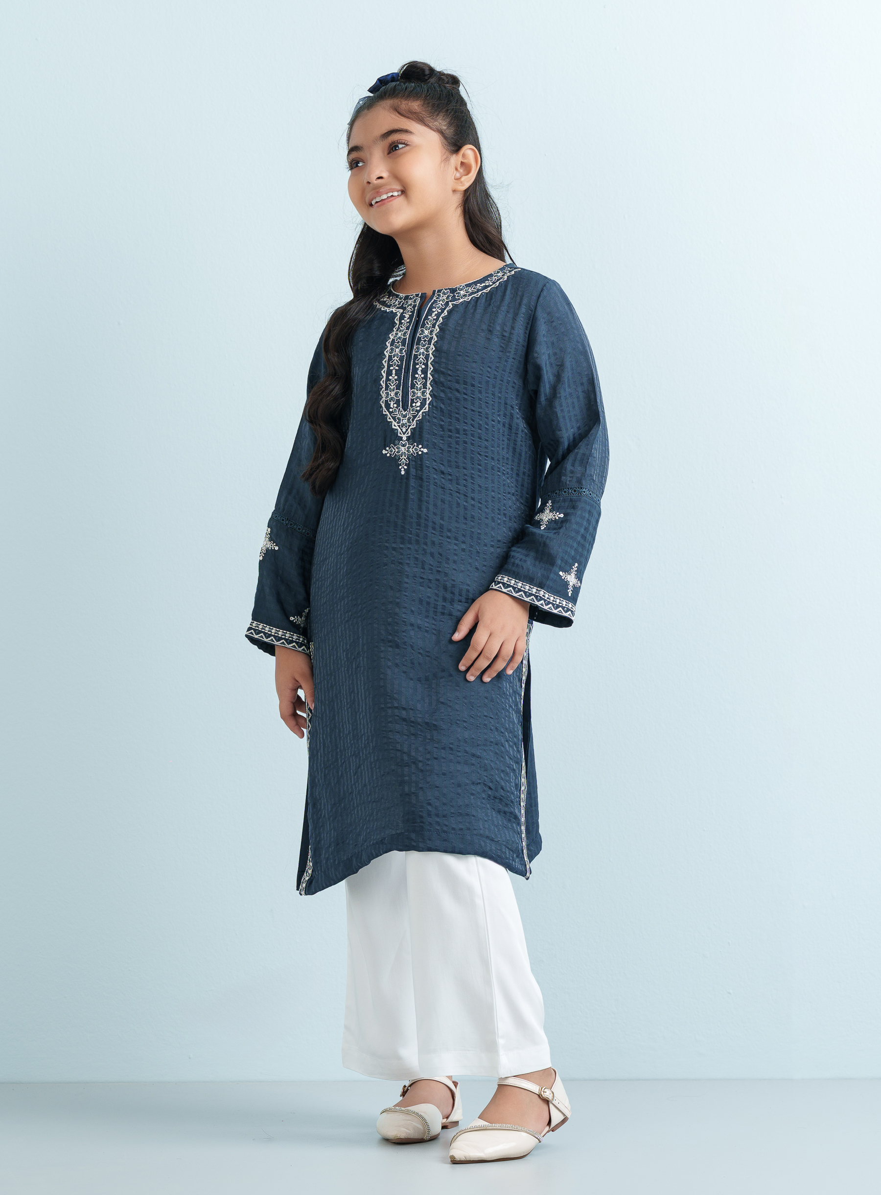 Embroidered Kids Two Piece